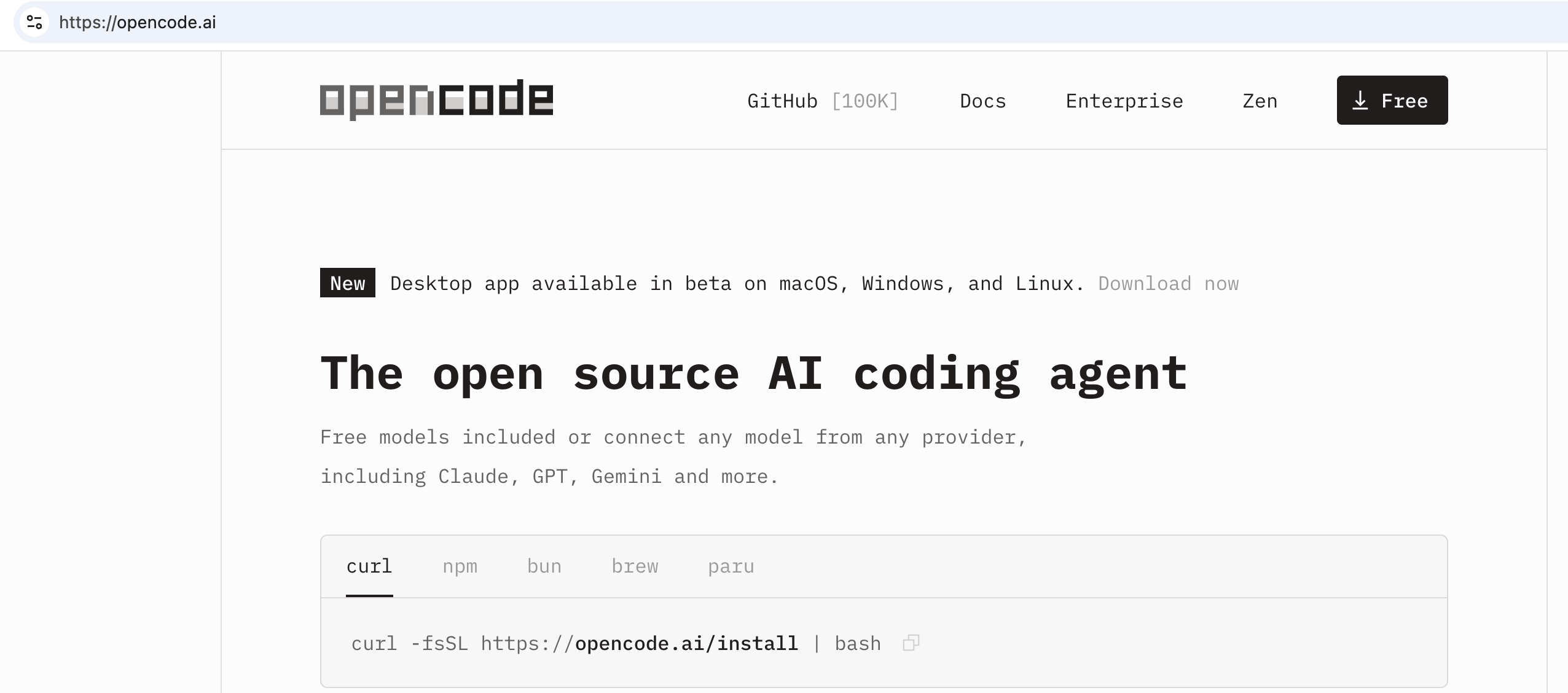 如何在 OpenCode 中使用 Omniside：一个 API Key 接入所有模型
